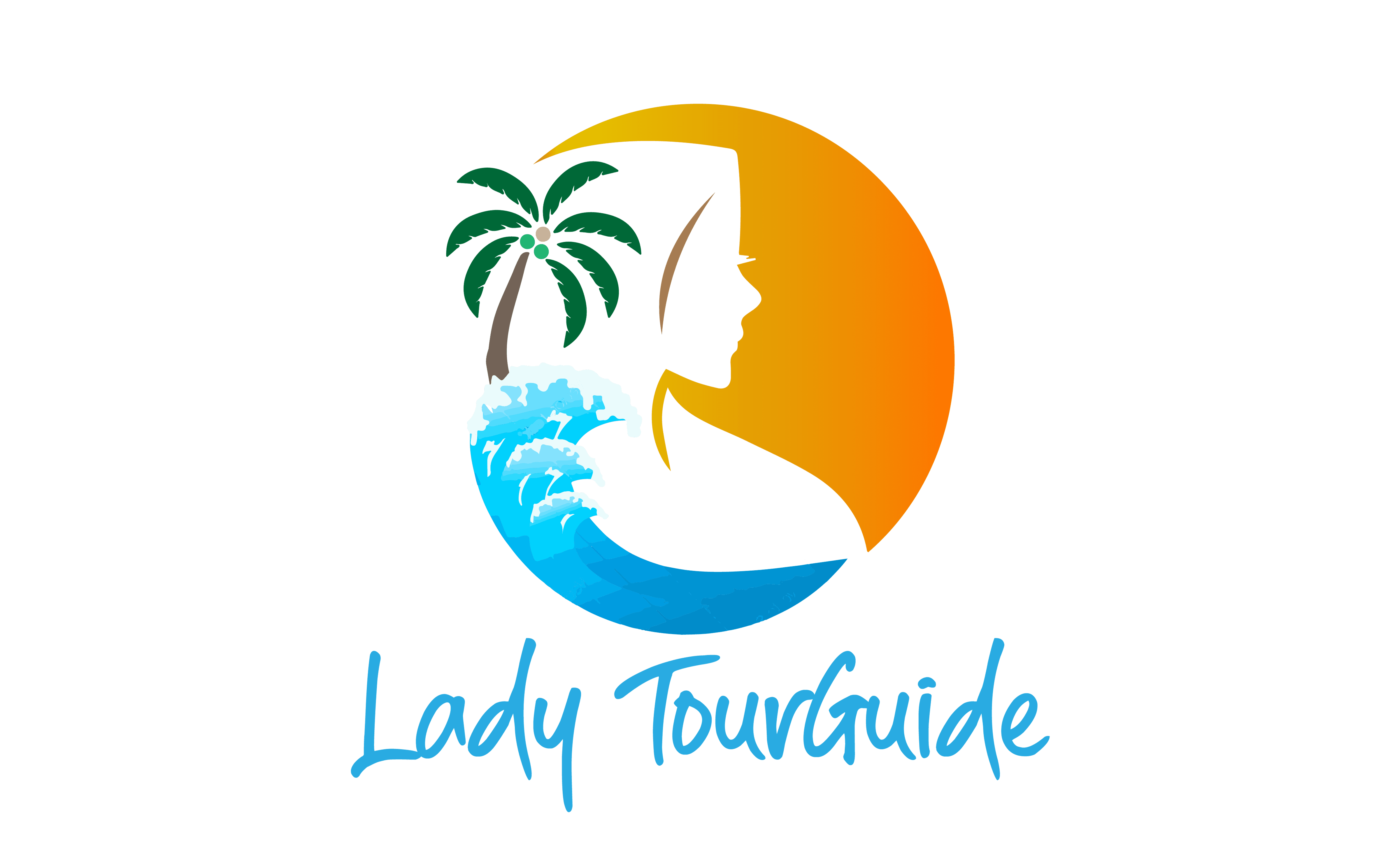 lady tour guide official logo